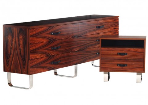 rosewood modernist dresser