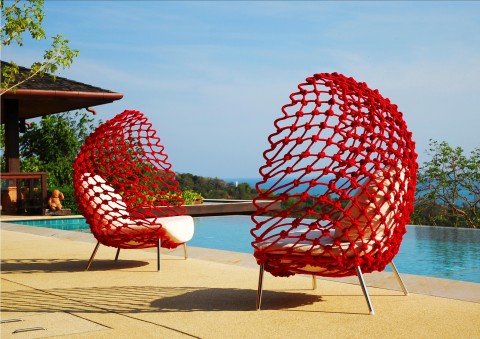 dragnet lounge chair by kenneth cobonpue