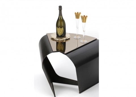 twisted x side table by philip michael wolfson