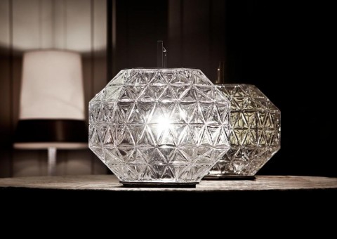 treasure crystal table lamp