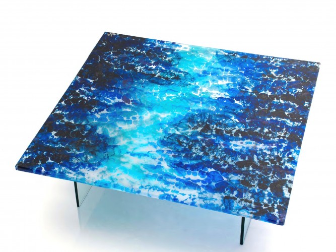 boiled glass series coffee table