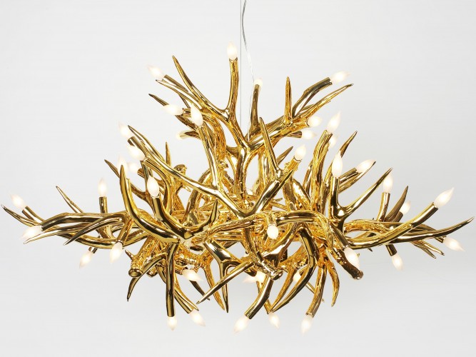 antler contemporary chandelier series