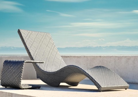 mermaid series chaise lounges by kenneth cobonpue