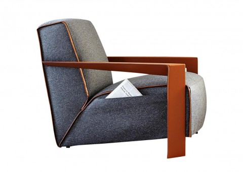 wood frame chelsea lounge chair