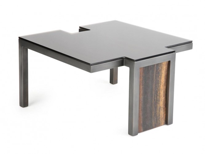 broken arrow side table by zak ostrowski