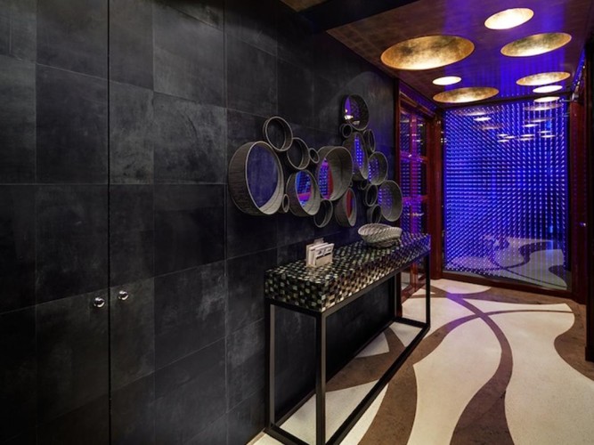 leather wall tiles