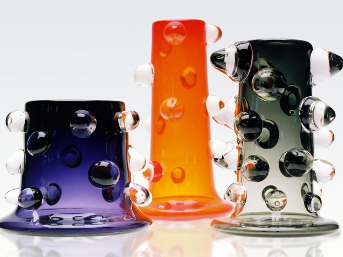 prunt glass vases by justin parker